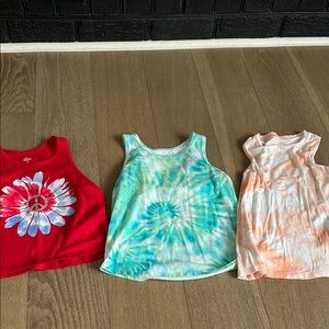Colorful Kids Tank Tops Set